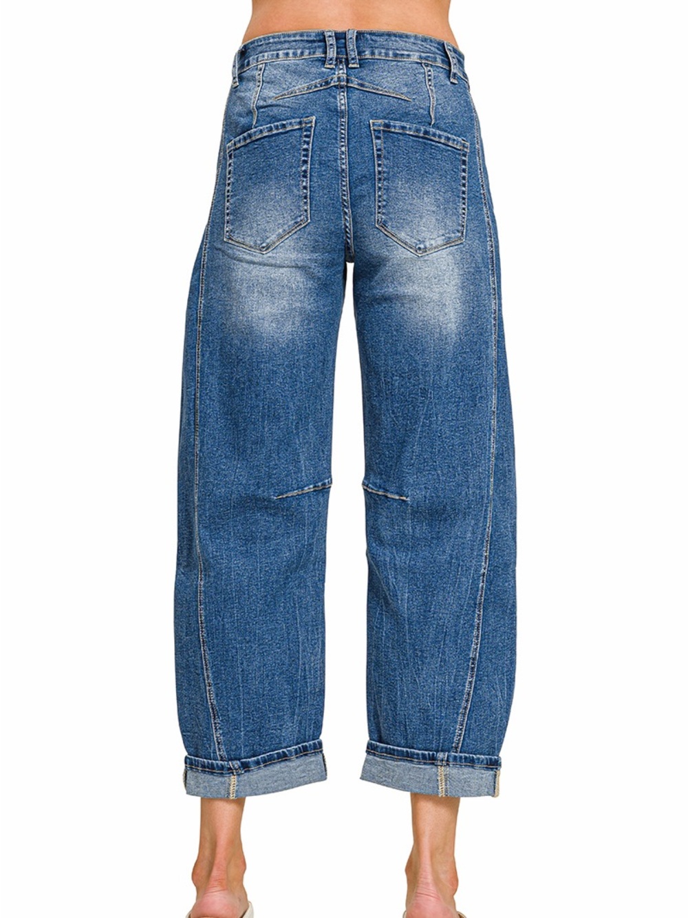 Zenana Barrel Denim - Picture 3 of 3
